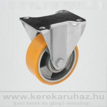 TLM-ALPU 100G-FI / talpas fix villa, poliuretán futófelület, ALU felni, golyóscsapágy, 200 Kg - nagy teherbírású ipari kerék