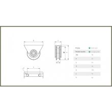 TKTA80Y- Tolókapu görgő, talpas "Y" profil 