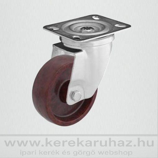 TLSH-TRXTW 100S-FO / PRÉMIUM hőálló kerék, talpas, forgó, siklócsapágy    -50C°/+400 C°   160  Kg sütőipari kerék