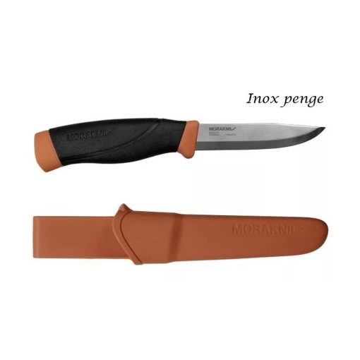 Kés-Companion Heavy Duty, inox penge, tokkal, vérnarancs - MORAKNIV