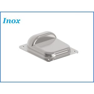   TKKÜX-K- INOX Kapu ütköző szárnyas kapuhoz , 120x100 mm lefúrható, kicsi