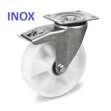 Poliamid-műanyag kerék inox/rozsdamentes villa - XTLE-PA 200XG-FE