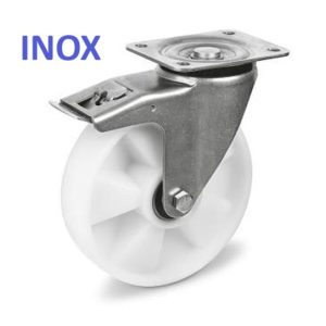 Poliamid-műanyag kerék inox/rozsdamentes villa - XTLE-PA 200XG-FE