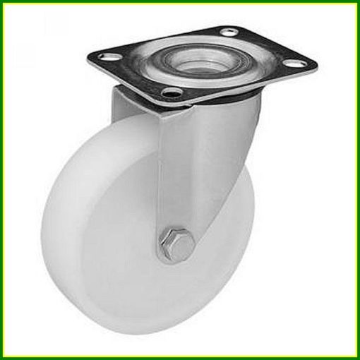 Poliamid/műanyag kerék forgó villa TLS-PPA 125S-FO