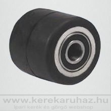 RG-82x70x20 GU – gumi futófelületű raklapemelő görgő, 510 Kg, béka görgő, villagörgő.