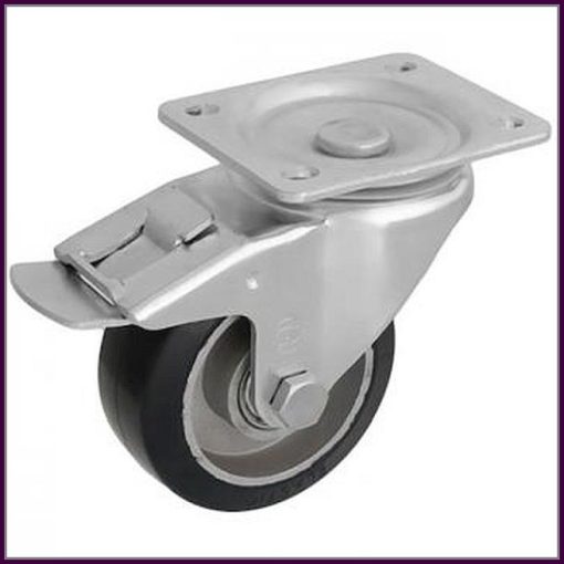 TLM ALGU 100G-FE ipari kerék fékkel 160 kg teherbírás golyóscsapágy