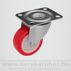   TLS-PAPU 150S-FO / talpas, forgó, poliuretán futófelület, PA felni, siklócsapágy 350 Kg