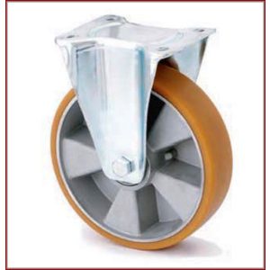   TLM-ALPU 250G-FI (M) / talpas fix villa, PU futófelület,ALU felni, golyóscsapágy 400 Kg