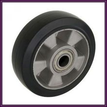 ALGU 200/20G - alapkerék, fekete gumi, aluminium felni, golyóscsapágy, 450 Kg