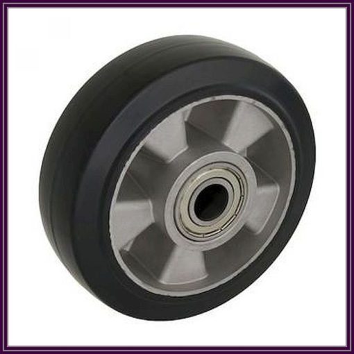ALGU 200/20G - alapkerék, fekete gumi, aluminium felni, golyóscsapágy, 450 Kg