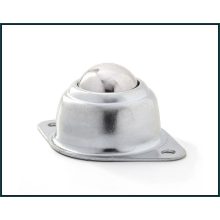 GG-KUA-15-A / Golyós görgő, TALPAS, préselt acéllemez házban, rögzítő furattal, acélgolyóval