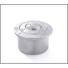 GG-KO-22 / Golyósgörgő, krómozott ACÉL ház, süllyeszthető, peremes, krómozott acélgolyóval