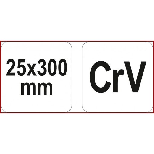 Lapos véső kézvédővel, 300 mm – Yato 