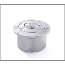 GG-KO-45 / Golyós görgő, krómozott ACÉL ház, süllyeszthető, peremes, krómozott acélgolyóval