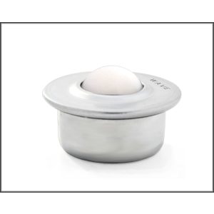   GG-KU15-P / peremes, süllyeszthető, golyós görgő préselt acéllemez házban, MŰANYAG golyóval