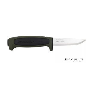   Kés-Hunting, inox penge, tokkal, katonai zöld / fekete - MORAKNIV Basic 546