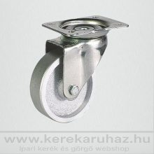 TLSH-CL 100S-FO / talpas forgó villa, szürke öntöttvas kerék, siklócsapágy, 100 Kg