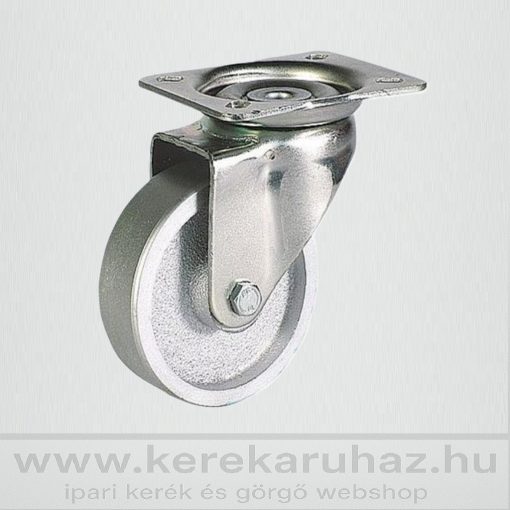TLSH-CL 100S-FO / talpas forgó villa, szürke öntöttvas kerék, siklócsapágy, 100 Kg
