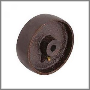 Z100/12S – öntöttvas alapkerék zsírzógombbal 