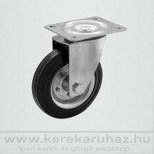 TLS-FEGU 160R-FO talpas önbeálló forgóvilla 160 mm tömörgumi kerék