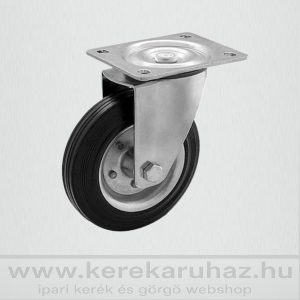 TLS-FEGU 160R-FO talpas önbeálló forgóvilla 160 mm tömörgumi kerék