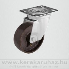 TLSH-TRTRZ 100S-FO / 100 mm talpas, forgó, hőálló, ÖNTVÉNY kerék, siklócsapágy -60C°/+300 C° 240 Kg