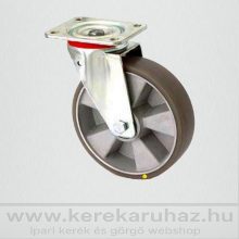 TLM-ALPU 125G-FO-ANT / talpas forgó, PU futófelület antisztatikus, ALU felni, golyóscsapágy , 350 Kg
