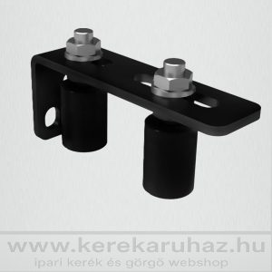   TKFVK 2 GÖRGŐS / FEKETE- R9005- tolókapu állítható felsővezető konzol  (I)//25