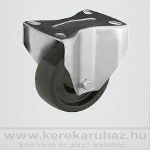 TLSH-TRMTW 080S-FI / Hőálló kerék, talpas, fix villa, siklócsapágy  -40C°/+280 C°   140 Kg 