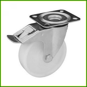   TLS-PPA 125S-FE / talpas forgó-fékes poliamid, siklócsapágy 150 Kg