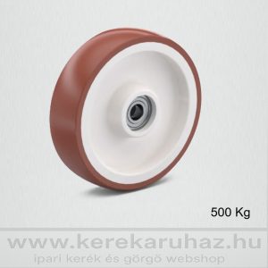   PAPU 160/20G - Raklapemelő kerék, poliamid felni, poliuretán futófelület, golyóscsapágy, 500 Kg