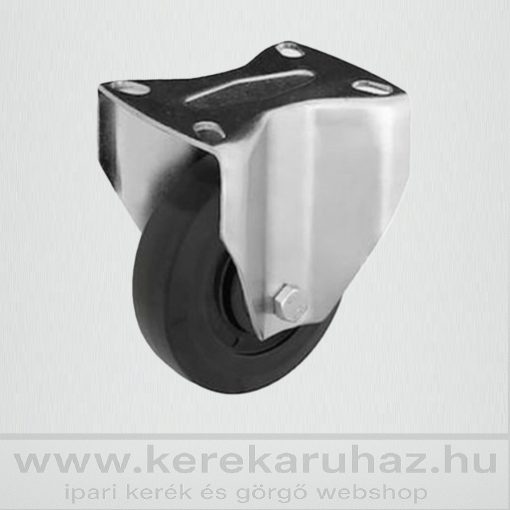 TLSH-TRRHT 100S / Hőálló kerék, GUMI futófelület, talpas, fix villa    -40C°/+260 C° 120 Kg