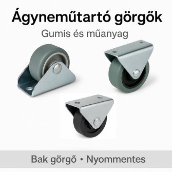 Bútorgörgők/ Ágynemű-fiók görgők
