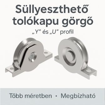 SÜLLYESZTETT tolókapugörgő