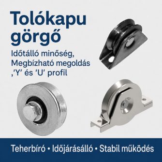 Tolókapu görgők