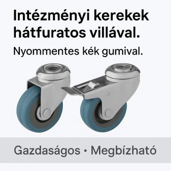 Nyommentes kerekek HÁTFURATOS villaszerkezettel